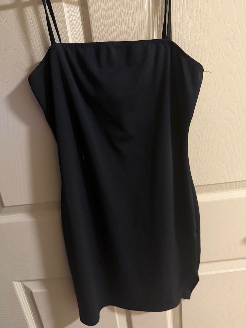 Black Slip Dress w / slit